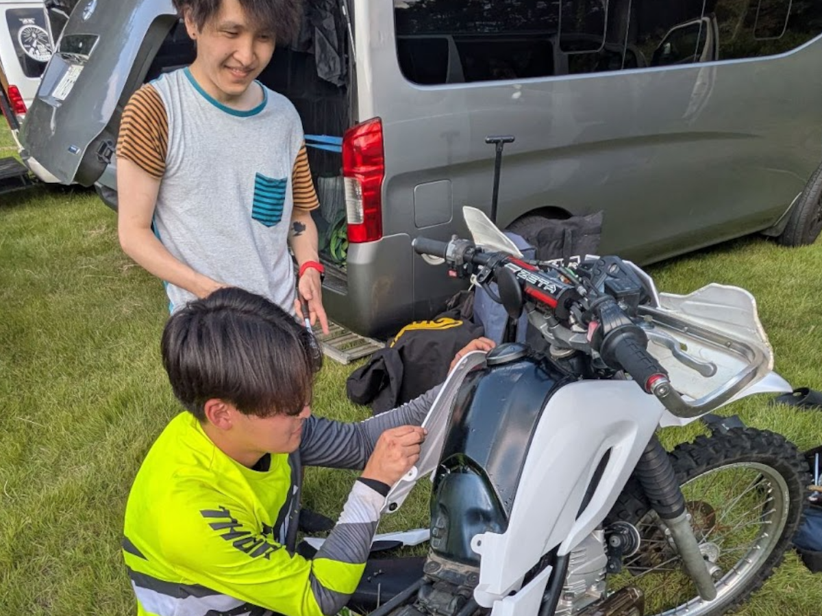 スタート5分前の様子